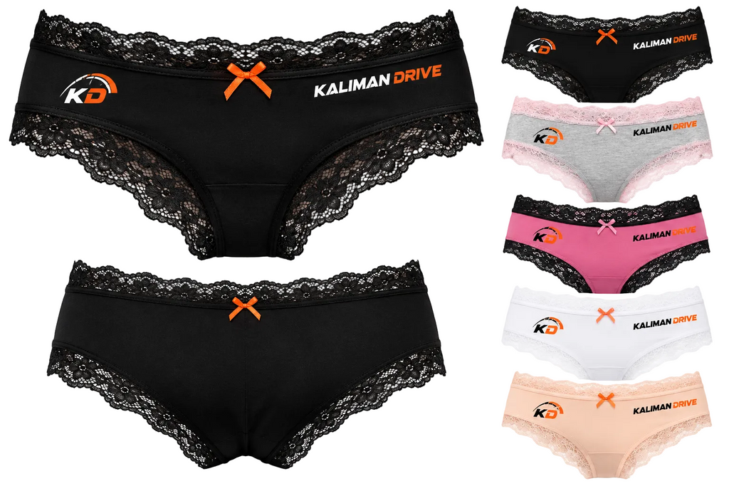 Kaliman Drive Women’s Floral Lace Boyshort Panties